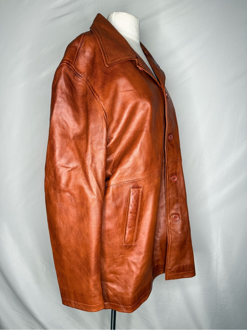NWT Fjackets 100% Genuine Leather Coat / Jacket - Size XXXL - Picture 3 of 10